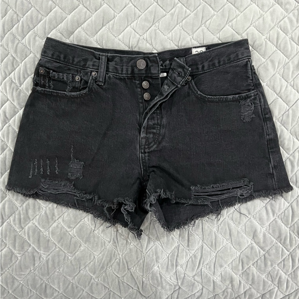 We the Free Black Denim Shorts Size 29